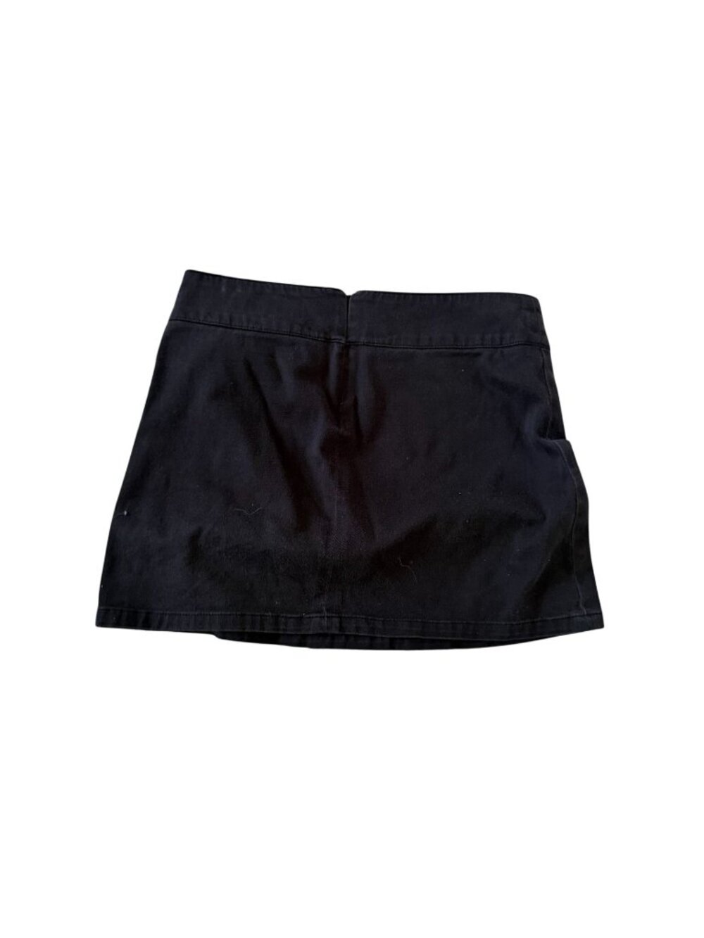 GUESS Black Cotton Blend Mini Skirt Size 26